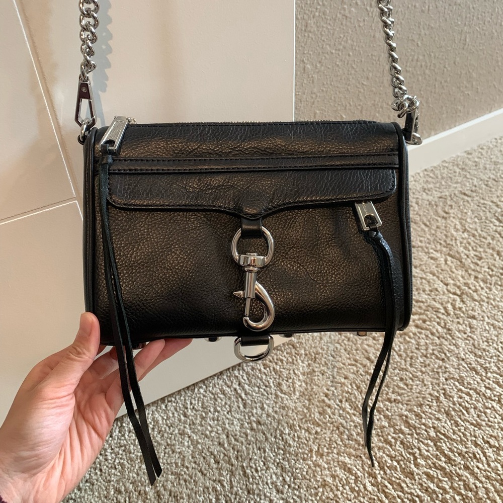REBECCA MINKOFF Mini M.A.C. Leather Crossbody Bag